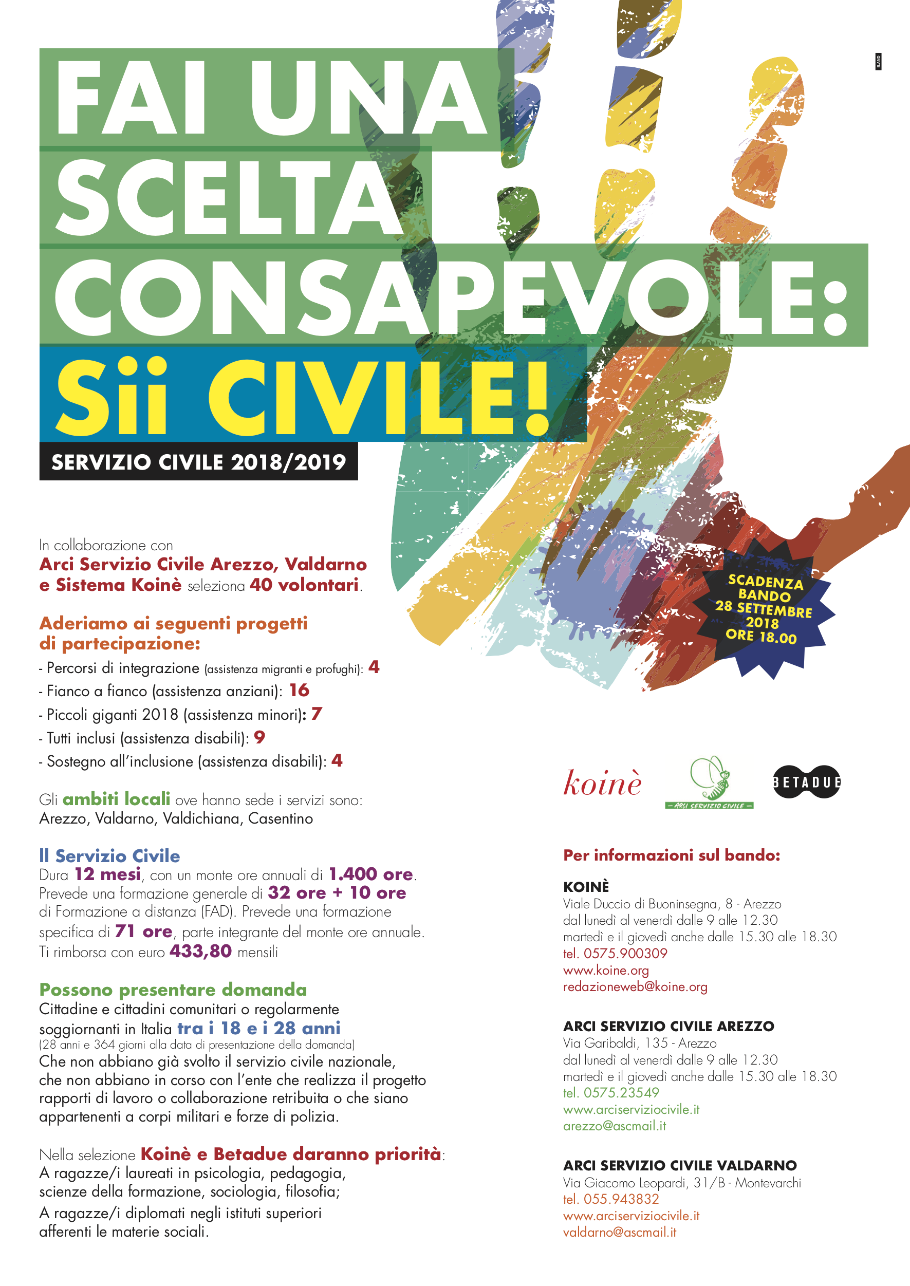 Fai una scelta consapevole: SII CIVILE! – Koinè cooperativa sociale